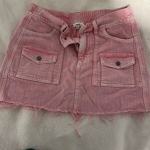 Pink Aerie jean skirt! Size XS!